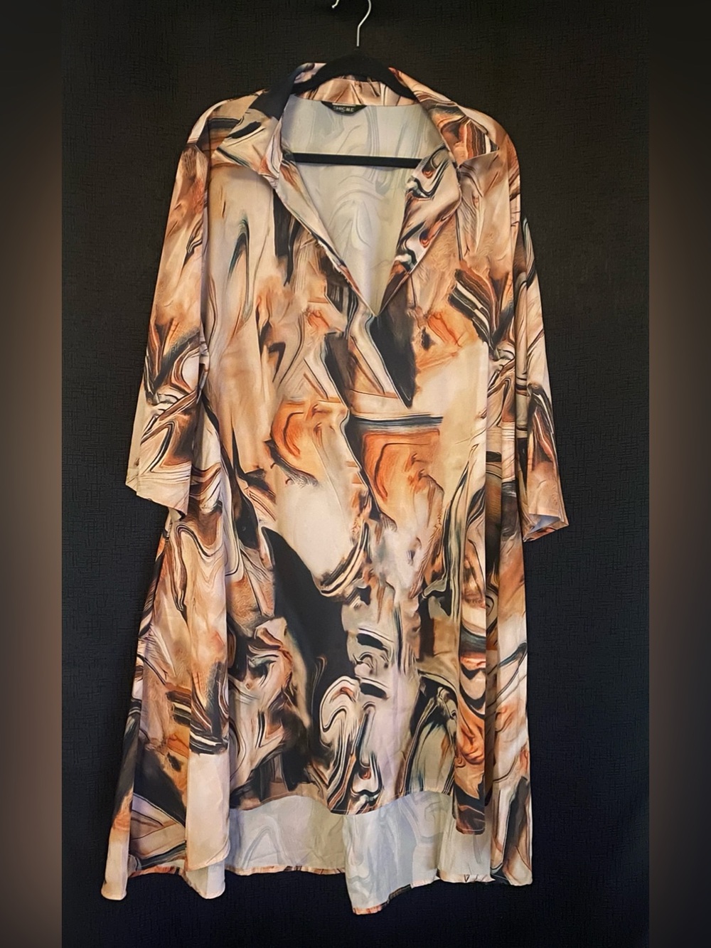 Chicme - Marble-Swirl Tunic Top size 3X